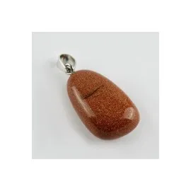 Yıldız Doğaltaş Kolye Ucu-Kahverengi