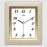Duvar Saati Krem, Çap:30.5X35.5Cm Akrilik Boya, Varak Baski, Abs, Mineral Cam, Sessiz Makine