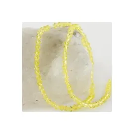 4X4 Mm Arpa Kesim Kristal Taş-Sarı-1