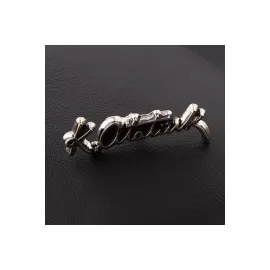 Atatürk İmzalı Yaka Rozet-Gümüş Rengi