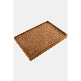 Yatay Anfora Kumaş Batırmalı Yüzük Tablası-Kiremit