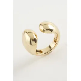 Yuvarlak Metal Yüzük-Sarı