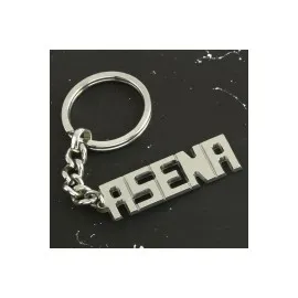 Asena İsimli Anahtarlık-Gümüş Rengi
