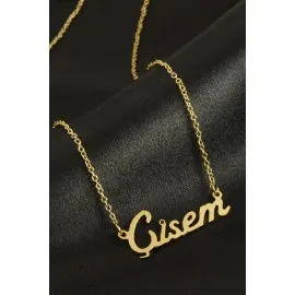 Çisem isimli kolye -Sarı