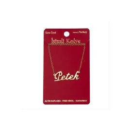 Petek isimli kolye -Sarı