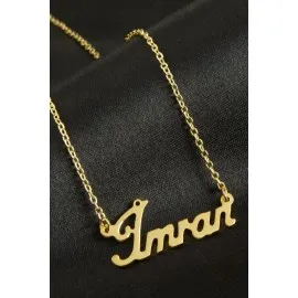 İmran Isimli Kolye -Sarı