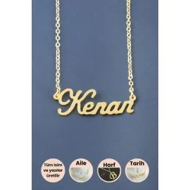 Kenan İsimli Kolye-Sarı