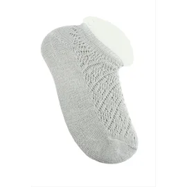 Dantel Yünlü Kısa Çorap-Siyah