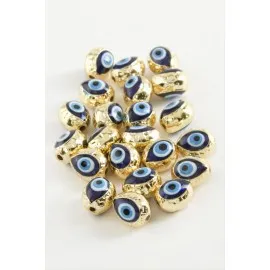 Damla Mineli Bileklik Ve Kolye Ucu Aparatı 1 Adet-Lacivert