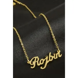Rojbin İsimli Kolye -Sarı