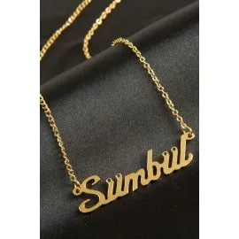 Sümbül İsimli Kolye -Sarı