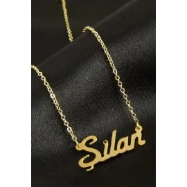 Şilan İsimli Kolye -Sarı
