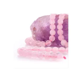 8 mm Pembe Kuvars Taşı-Açık Pembe