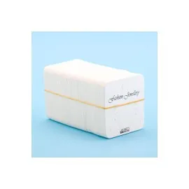 4 Delikli Küpe Kartı-Beyaz