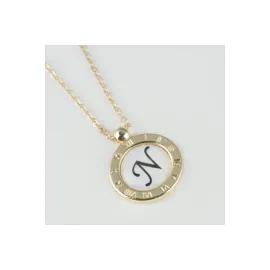 Seri Sonu Harfli Kolye-N