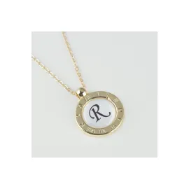 Seri Sonu Harfli Kolye-R