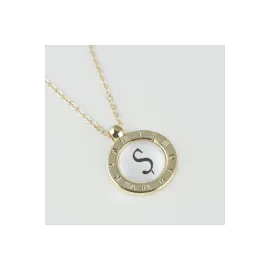 Seri Sonu Harfli Kolye-Ş