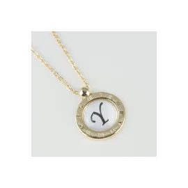 Seri Sonu Harfli Kolye-Y