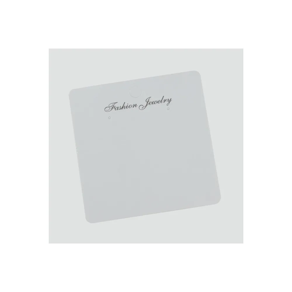 Lüx Küpe Kartı-Beyaz