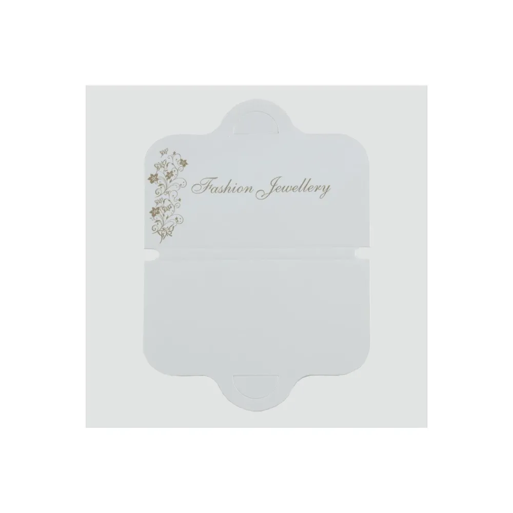 Lüx Kolye Kartı-Beyaz