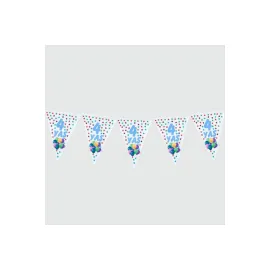 10’lu 4 Yaş Üçgen Flama-Mavi