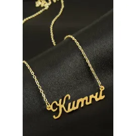 Kumru İsimli Kolye -Sarı