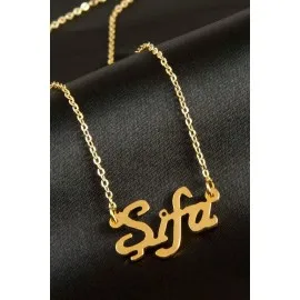 Şifa İsimli Kolye -Sarı