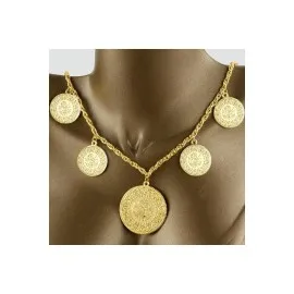 Beşi Bir Yerde İmitasyon Kolye-Sarı