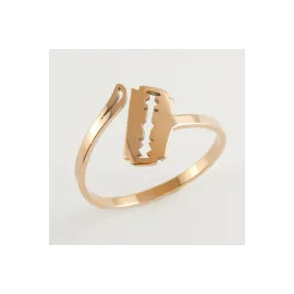 Jilet Lüks Çelik Yüzük-Bronz