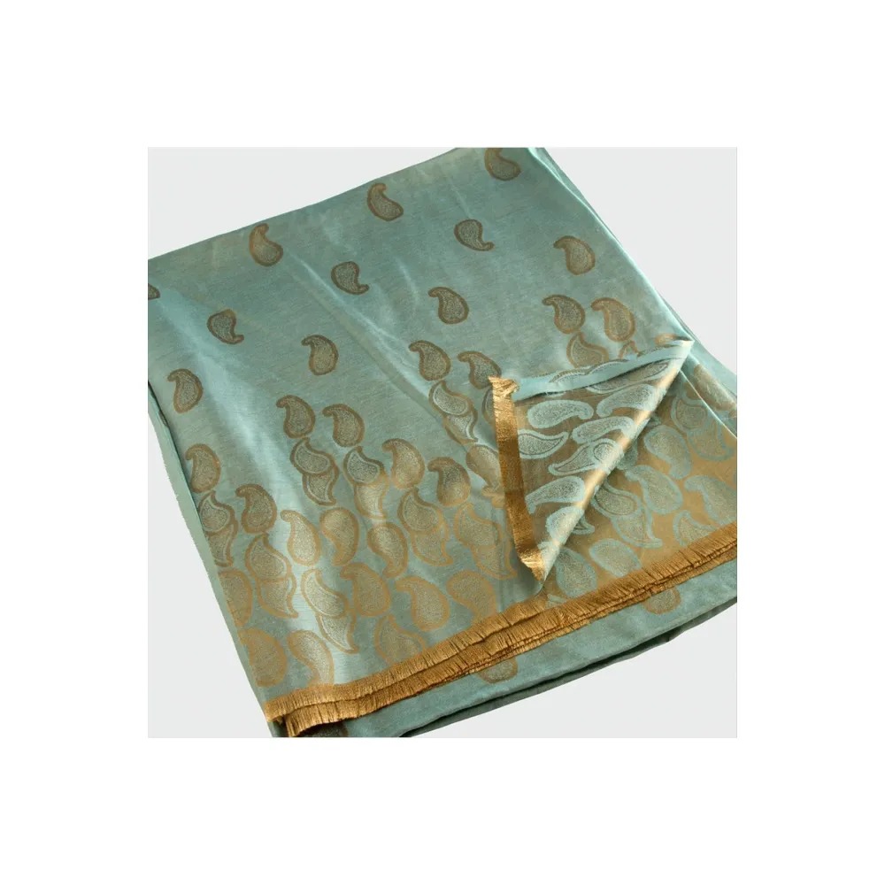 Desenli Eşarp Şal-Yeşil