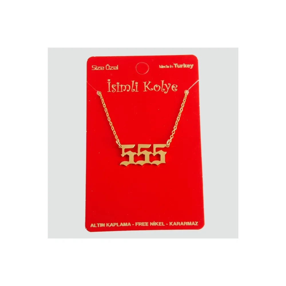 Uğurlu Rakamlar Uçlu Kolye-5