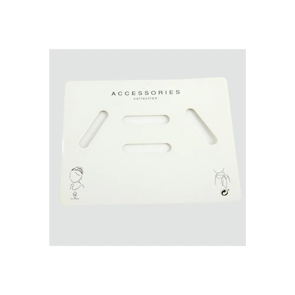 Fular Kartı 14X16 Cm-Beyaz