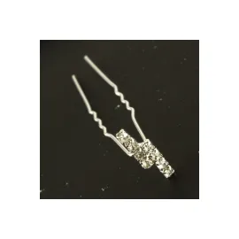 Zikzak Taşlı Firkete-Gümüş Rengi