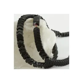 8 mm Mat Çavuş Hematit Doğal Taş-Siyah