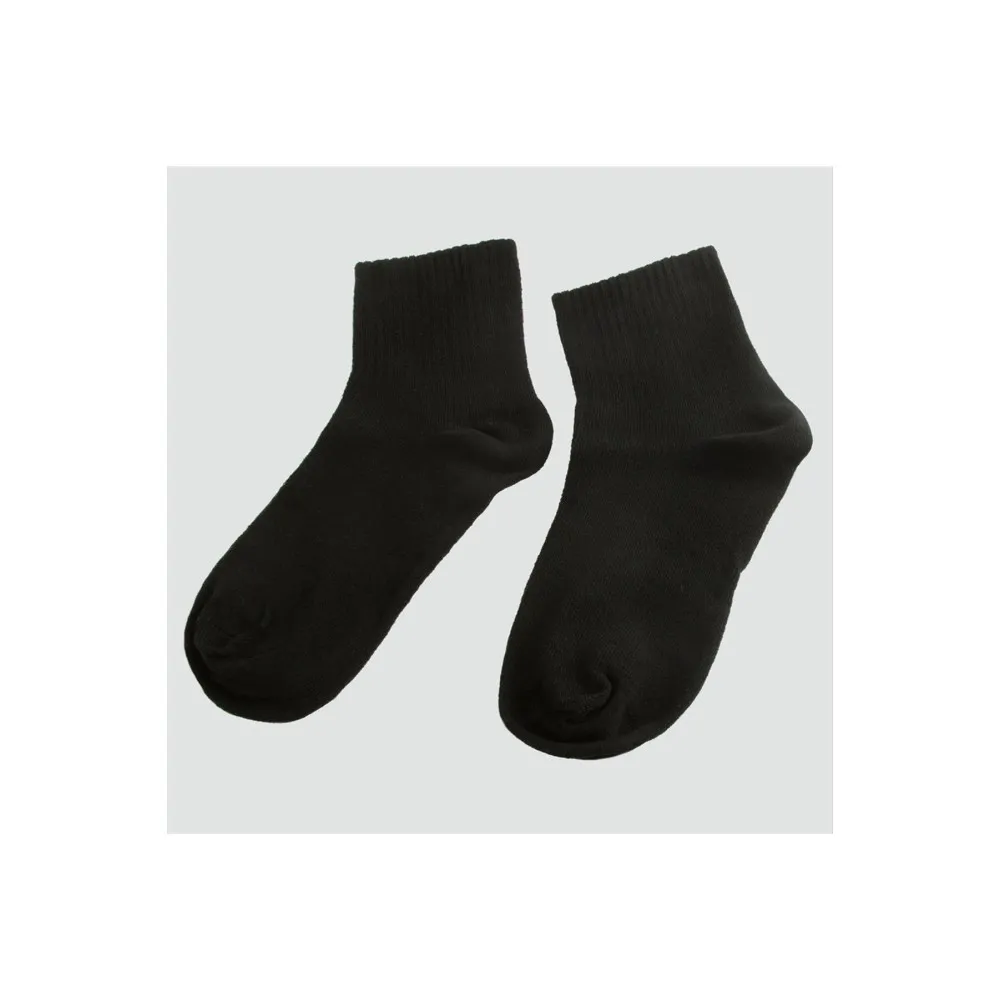 Siyah Renkli Kolej Çorap-Siyah