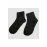 Siyah Renkli Kolej Çorap-Siyah