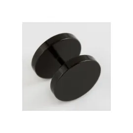 12 mm Silindir Piercing 1 Adet-Siyah