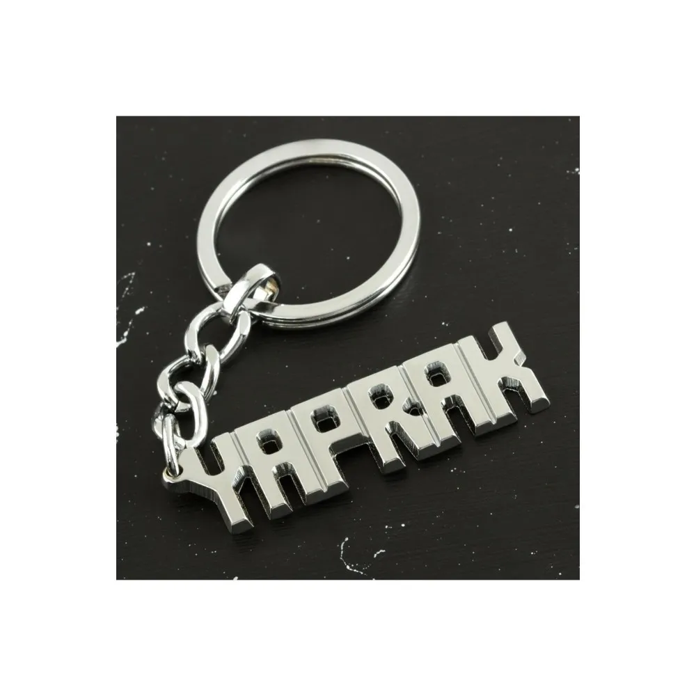 Yaprak İsimli Anahtarlık-Gümüş Rengi