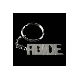 Abide İsimli Anahtarlık-Gümüş Rengi