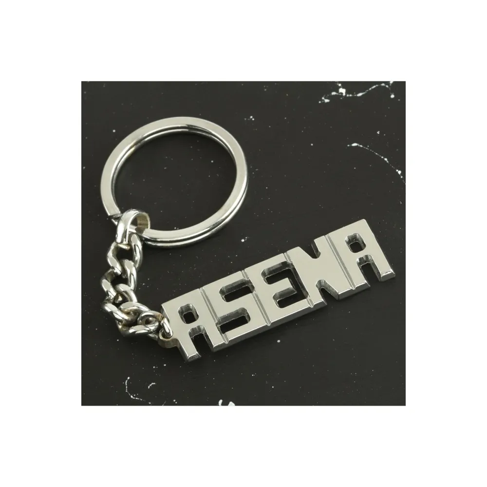Asena İsimli Anahtarlık-Gümüş Rengi