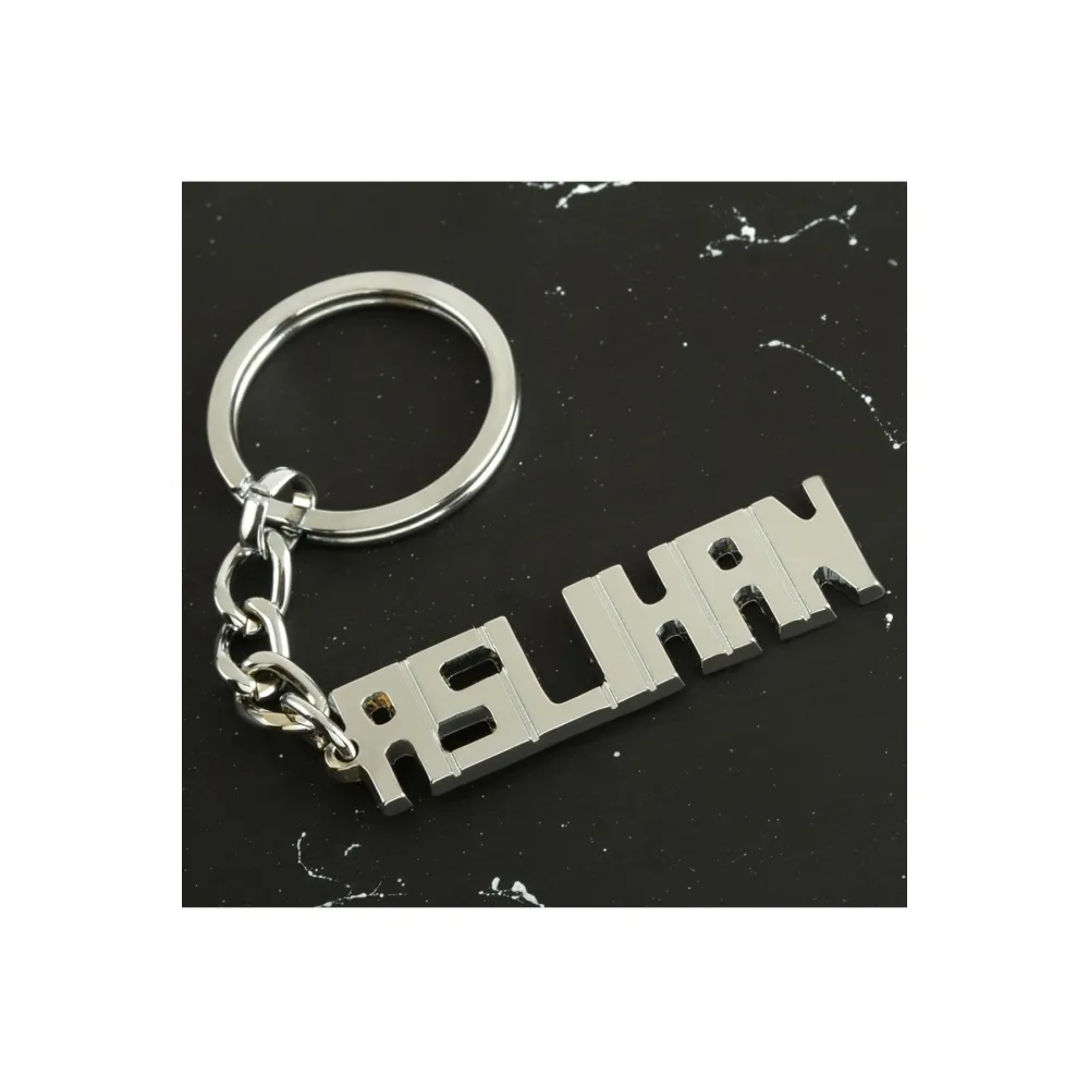 Aslıhan İsimli Anahtarlık-Gümüş Rengi
