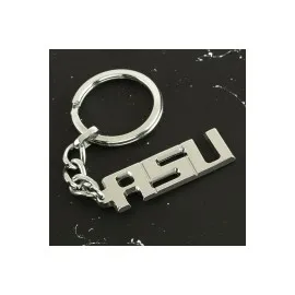 Asu İsimli Anahtarlık-Gümüş Rengi