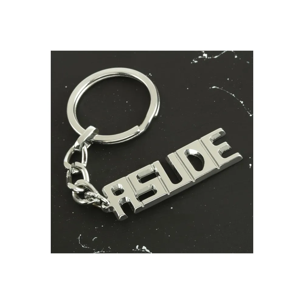 Asude İsimli Anahtarlık-Gümüş Rengi