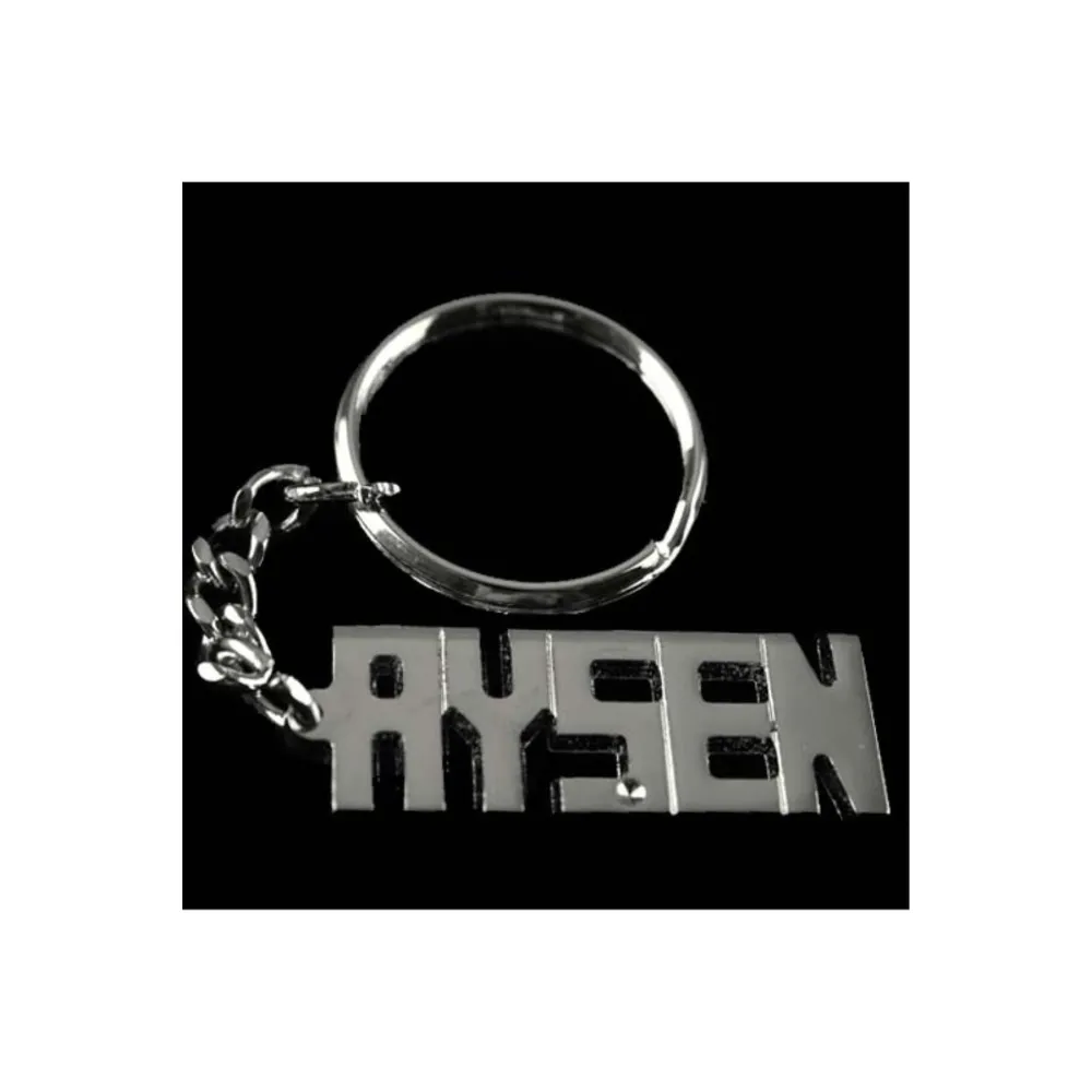 Ayşen İsimli Anahtarlık-Gümüş Rengi