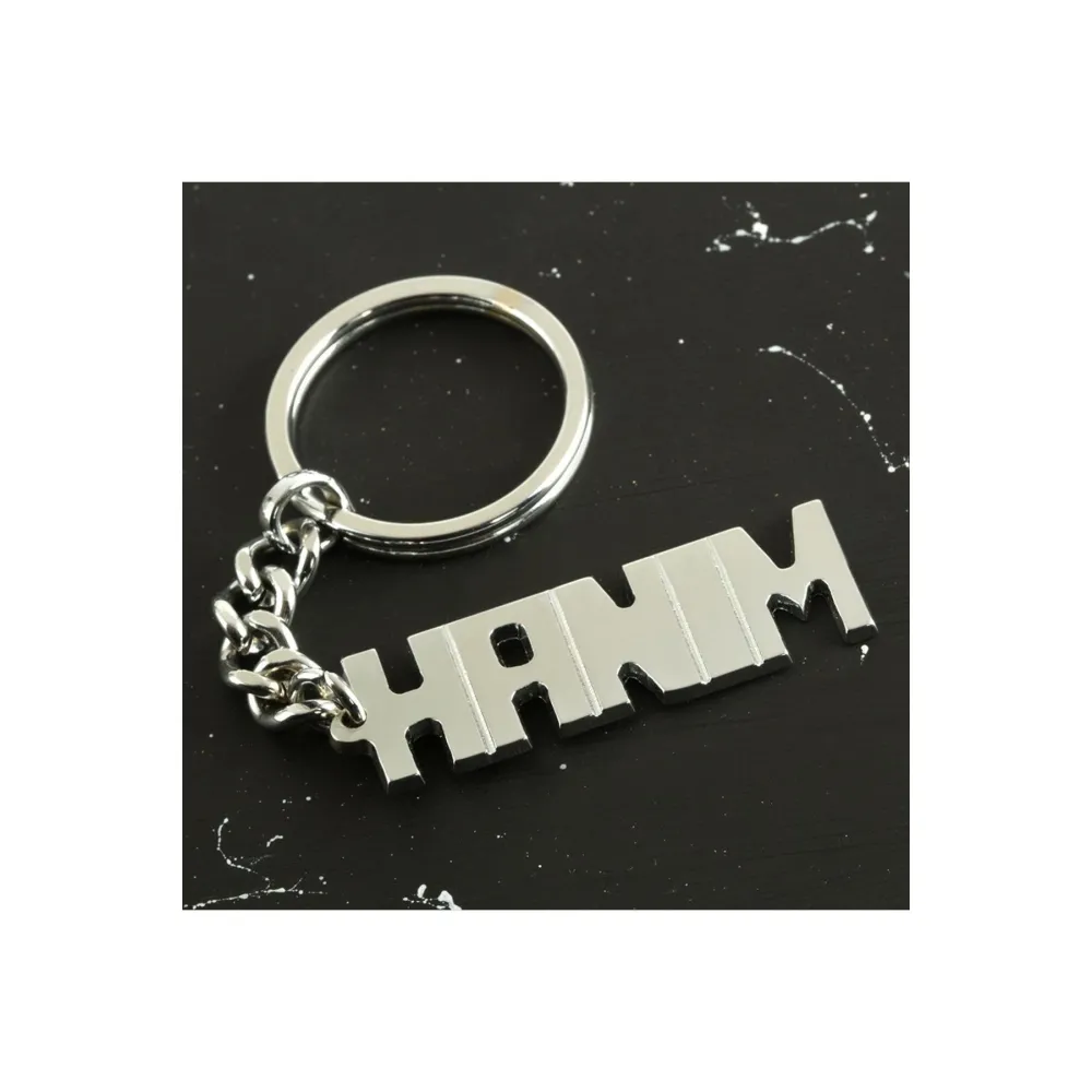 Hanım İsimli Anahtarlık-