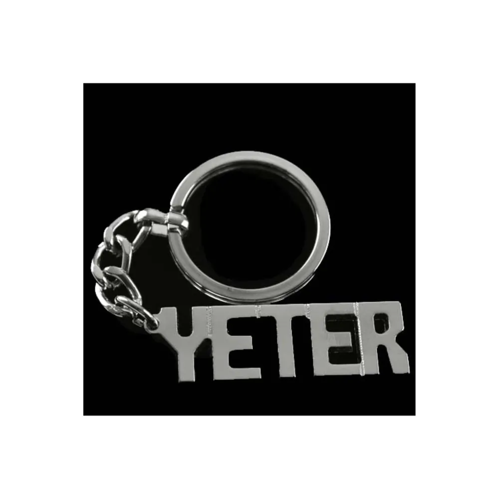 Yeter İsimli Anahtarlık-