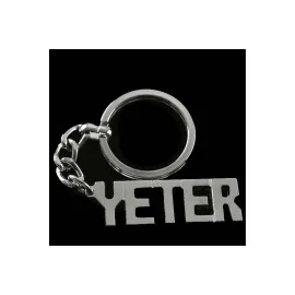Yeter İsimli Anahtarlık-
