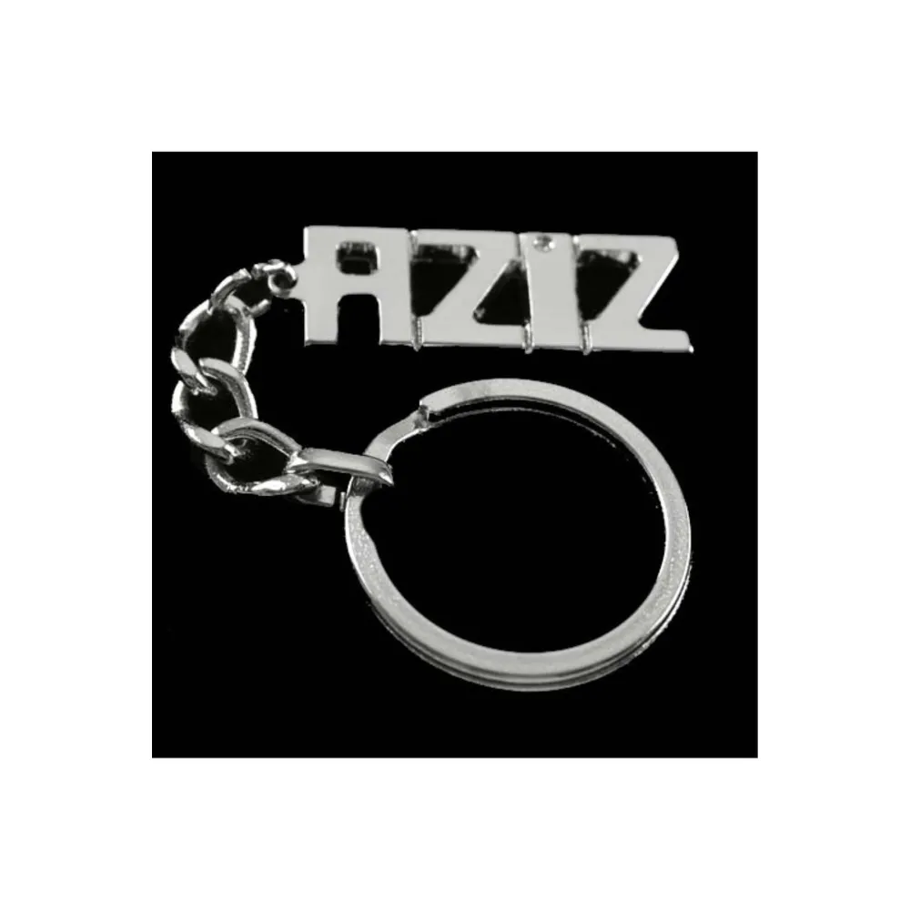 Aziz İsimli Anahtarlık-