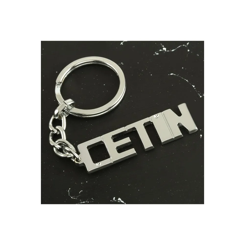 Çetin İsimli Anahtarlık-