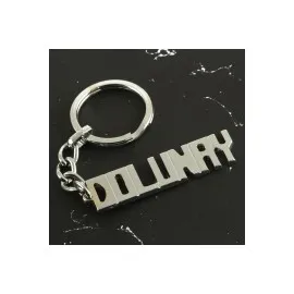 Dolunay İsimli Anahtarlık-Gümüş Rengi